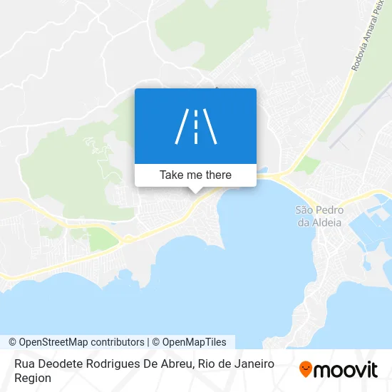 Rua Deodete Rodrigues De Abreu map