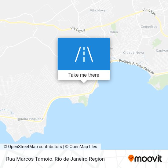 Rua Marcos Tamoio map