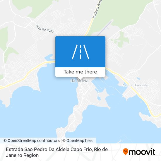 Estrada Sao Pedro Da Aldeia Cabo Frio map