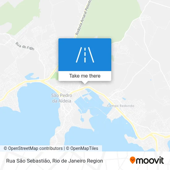 Rua São Sebastião map