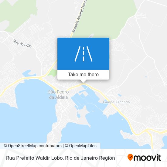 Rua Prefeito Waldir Lobo map