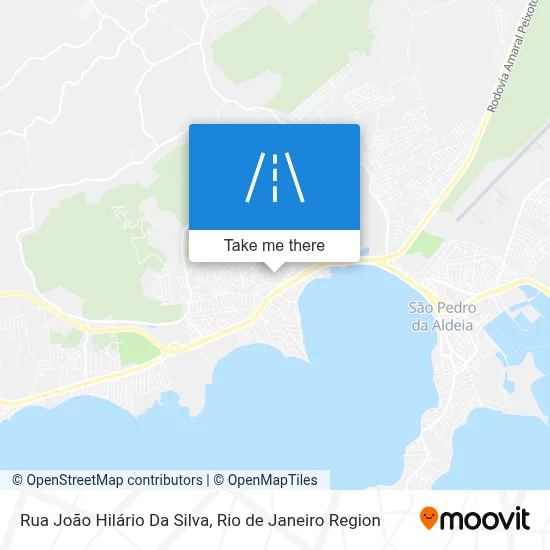 Rua João Hilário Da Silva map