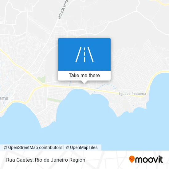 Rua Caetes map