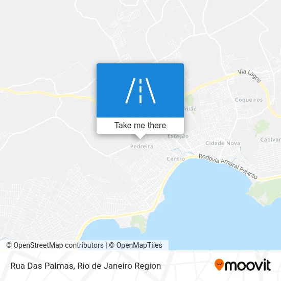Rua Das Palmas map