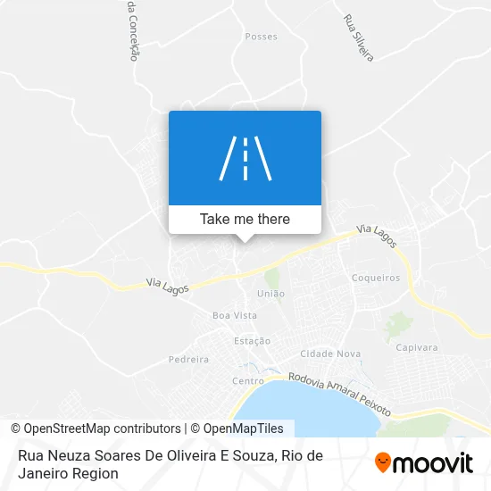 Rua Neuza Soares De Oliveira E Souza map
