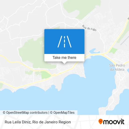 Rua Leila Diniz map