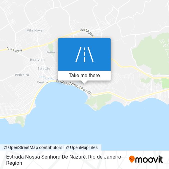 Estrada Nossa Senhora De Nazaré map