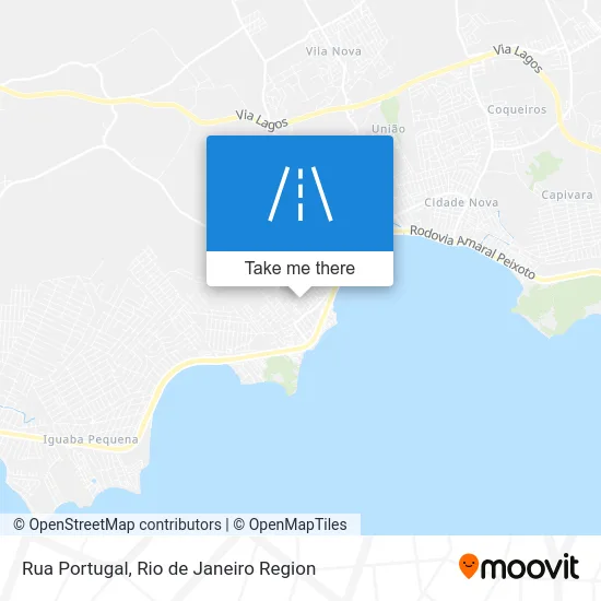 Rua Portugal map