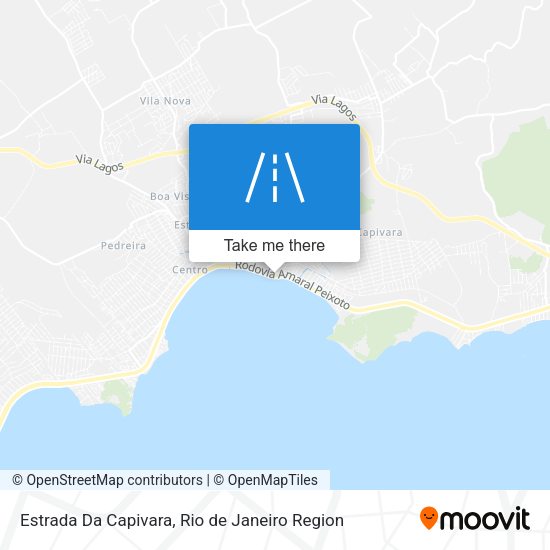 Estrada Da Capivara map