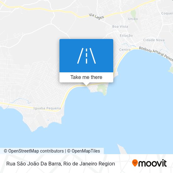 Rua São João Da Barra map