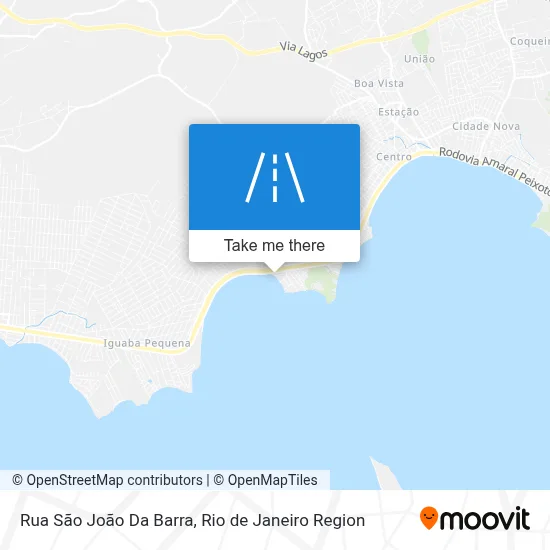 Rua São João Da Barra map