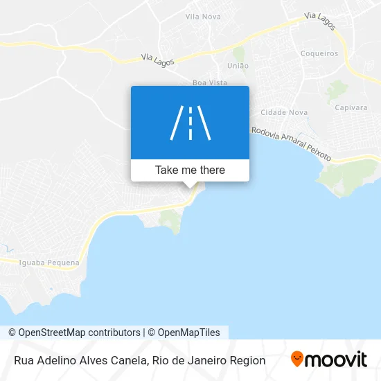 Rua Adelino Alves Canela map