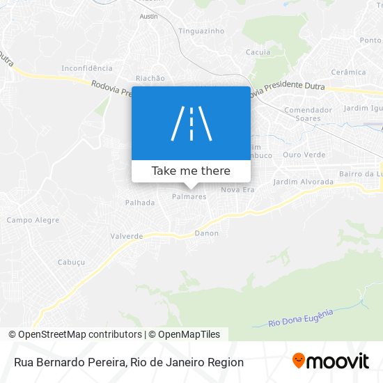 Rua Bernardo Pereira map