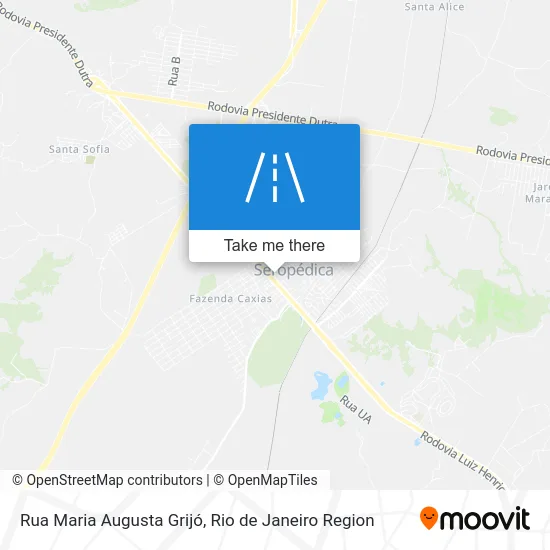 Rua Maria Augusta Grijó map