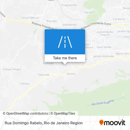 Rua Domingo Rabelo map