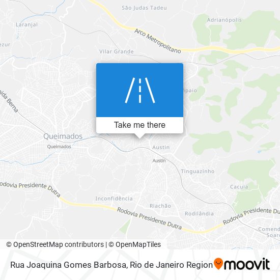 Rua Joaquina Gomes Barbosa map