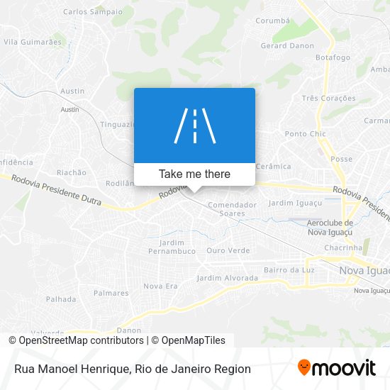Rua Manoel Henrique map