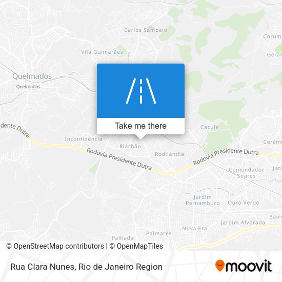 Rua Clara Nunes map