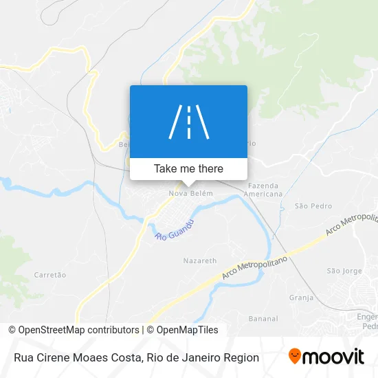 Rua Cirene Moaes Costa map