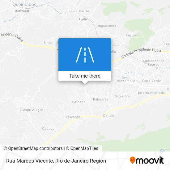 Rua Marcos Vicente map