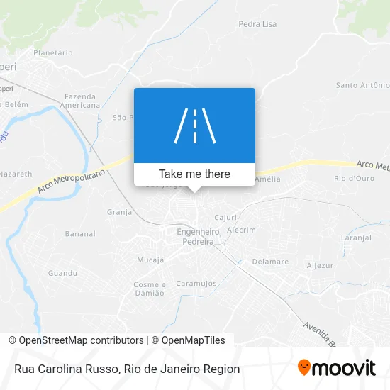 Rua Carolina Russo map