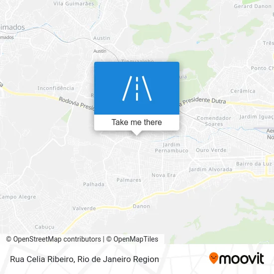 Rua Celia Ribeiro map