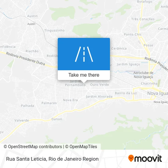Rua Santa Leticia map