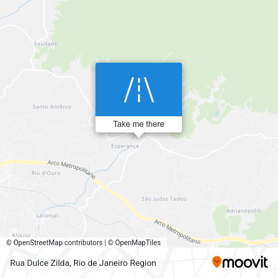 Rua Dulce Zilda map