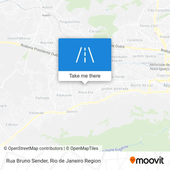 Rua Bruno Sender map