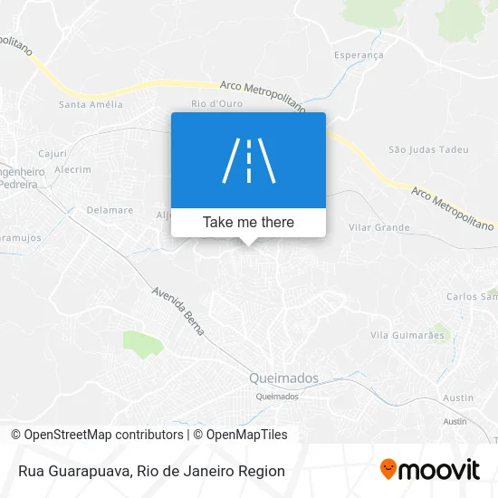 Rua Guarapuava map