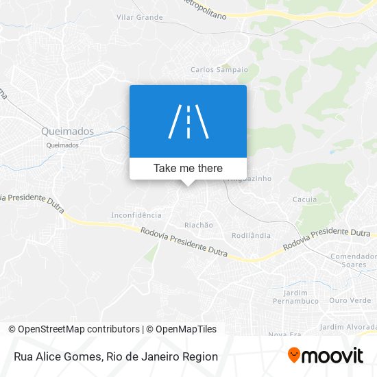 Rua Alice Gomes map