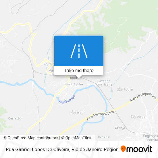 Rua Gabriel Lopes De Oliveira map