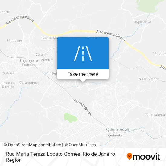 Rua Maria Teraza Lobato Gomes map