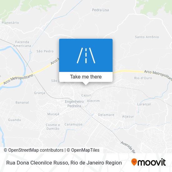 Rua Dona Cleonilce Russo map
