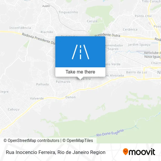 Rua Inocencio Ferreira map