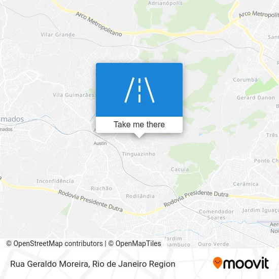 Rua Geraldo Moreira map