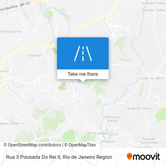 Rua 3 Pousada Do Rei II map