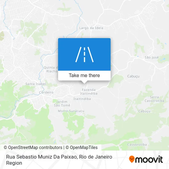 Rua Sebastio Muniz Da Paixao map