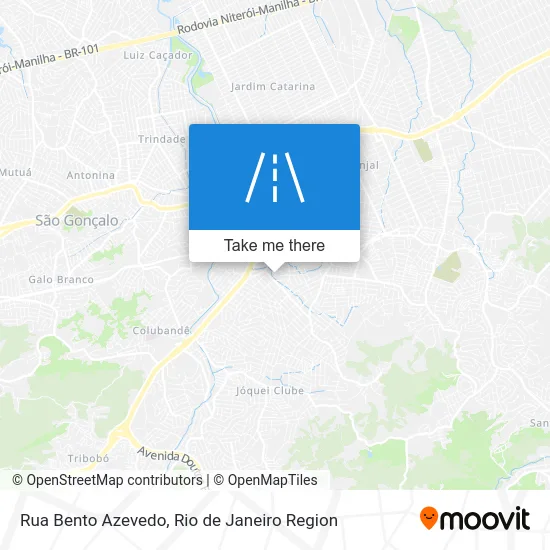 Rua Bento Azevedo map