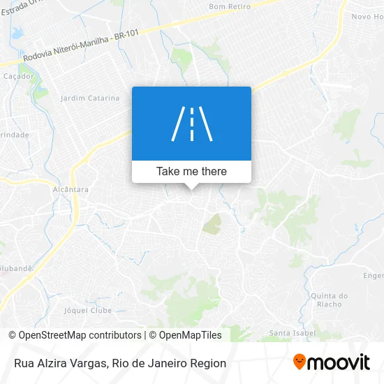 Rua Alzira Vargas map