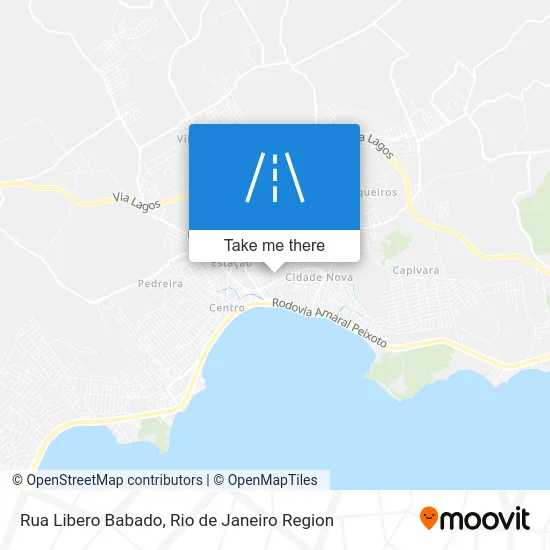 Rua Libero Babado map
