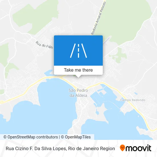 Rua Cizino F. Da Silva Lopes map