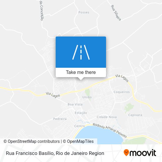 Rua Francisco Basílio map