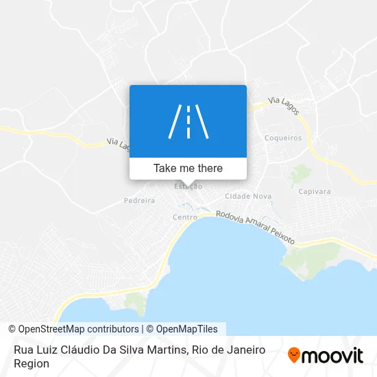 Rua Luiz Cláudio Da Silva Martins map