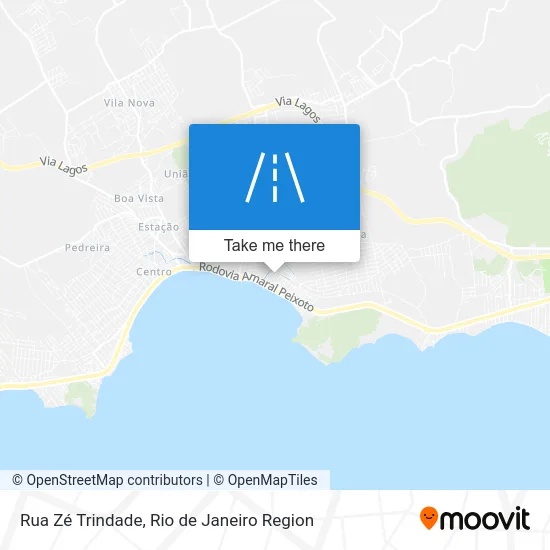 Rua Zé Trindade map