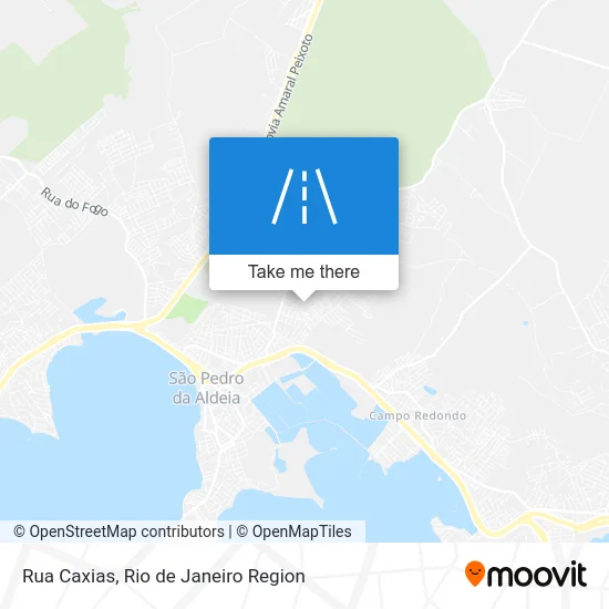 Rua Caxias map