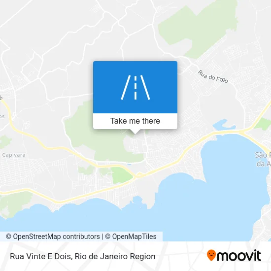 Rua Vinte E Dois map