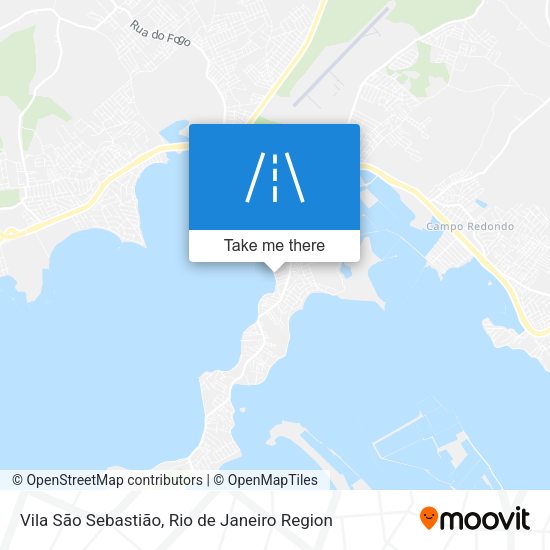 Vila São Sebastião map