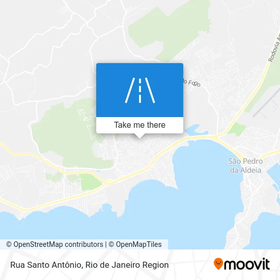 Rua Santo Antônio map