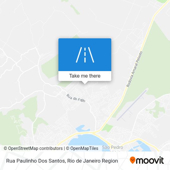 Rua Paulinho Dos Santos map